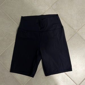 Navy bike shorts